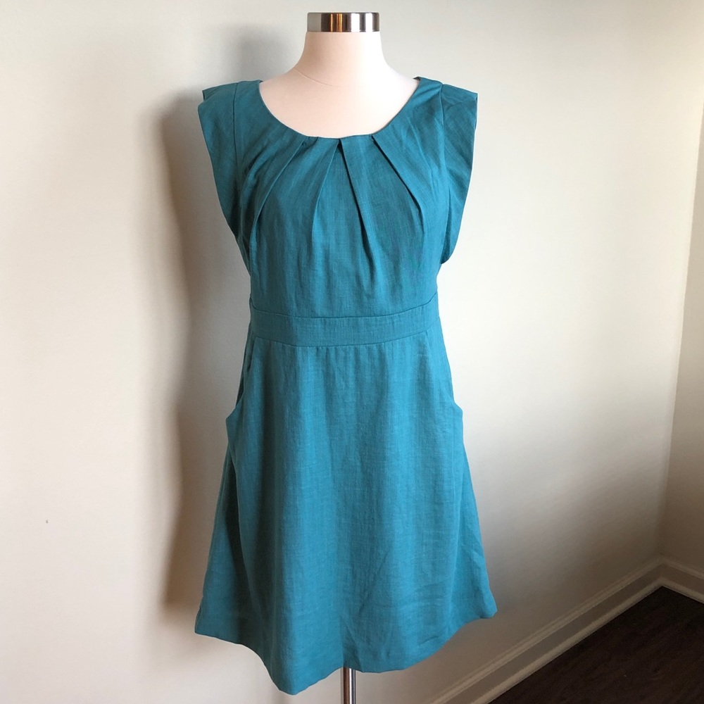 NWT Easly linen dress with pockets size Medium